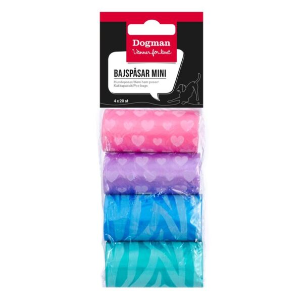 Dogman bajspåsar 4-pack