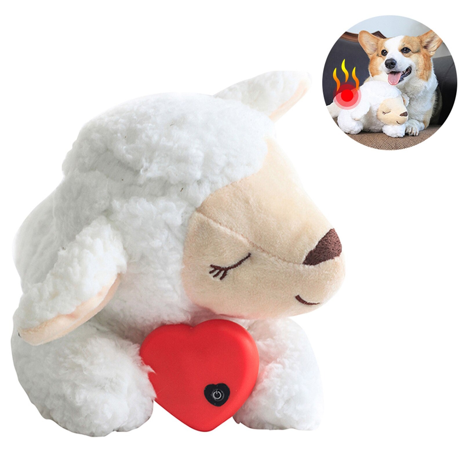❤️ Snuggle puppy med hjärtslag, stressar ner och lugnar din hund - Bild 7