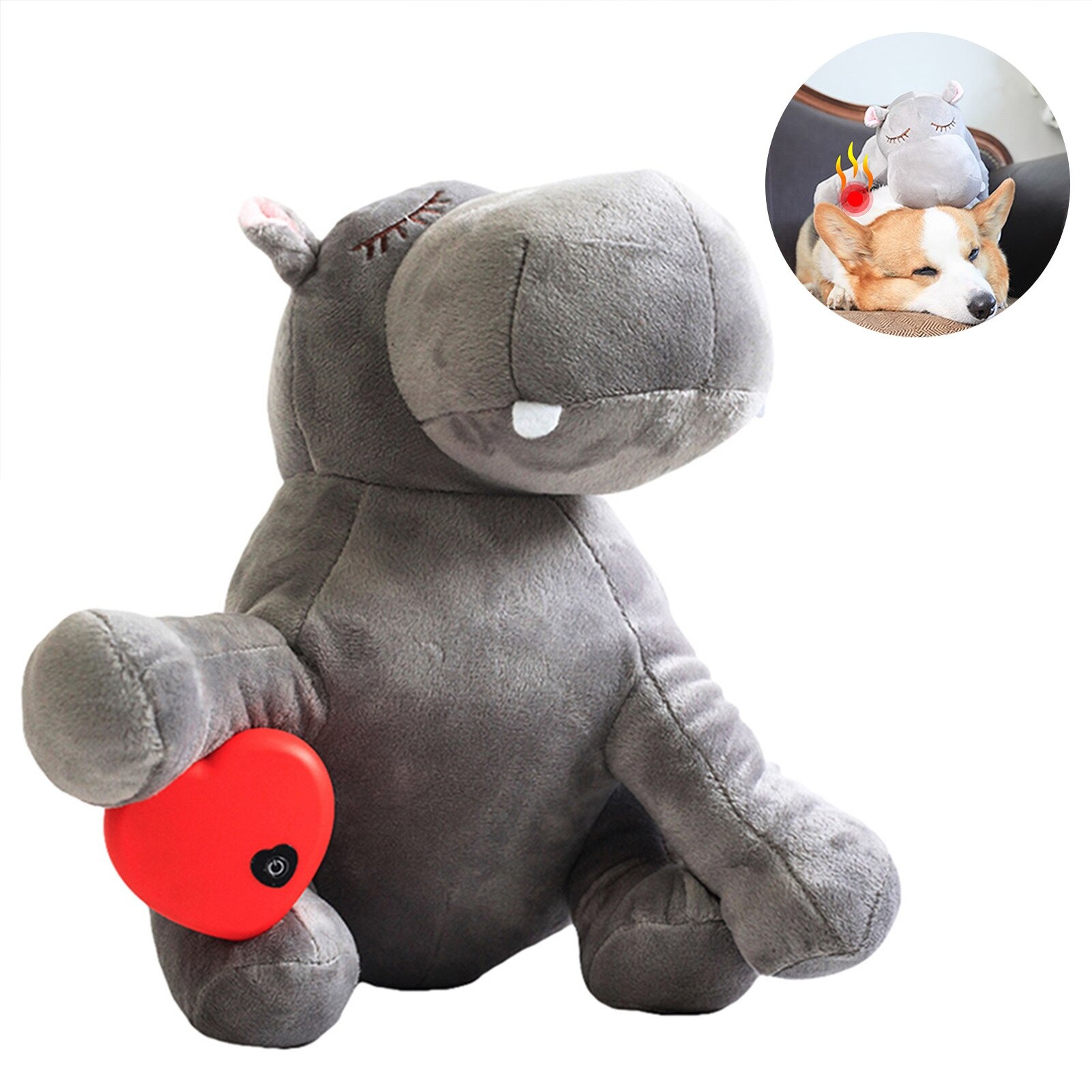 ❤️ Snuggle puppy med hjärtslag, stressar ner och lugnar din hund - Bild 8