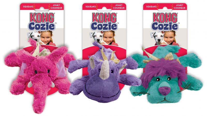 KONG - Leksak Cozie Brights Mix M 22cm