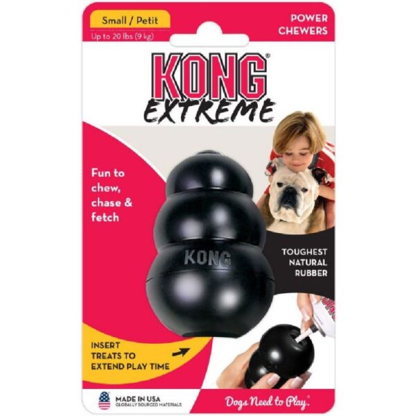KONG - Leksak Kong Extreme Svart S 7cm