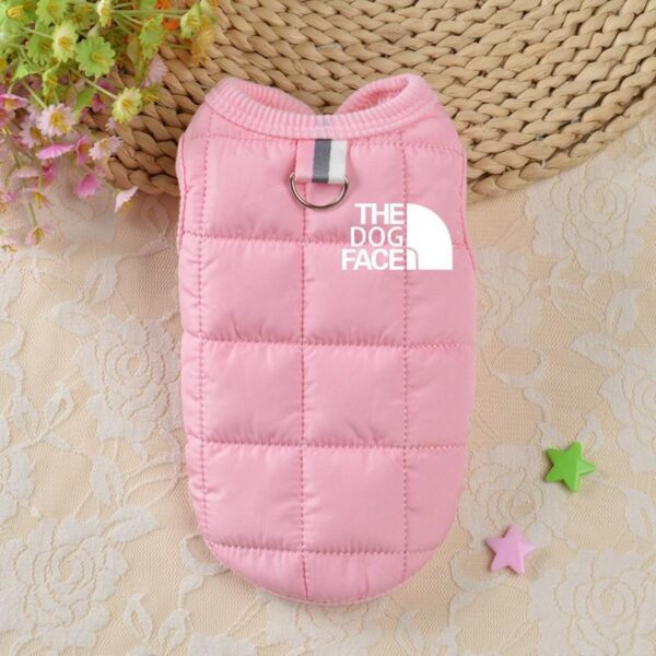 The Dog Face jacka rosa med inbyggd koppelring