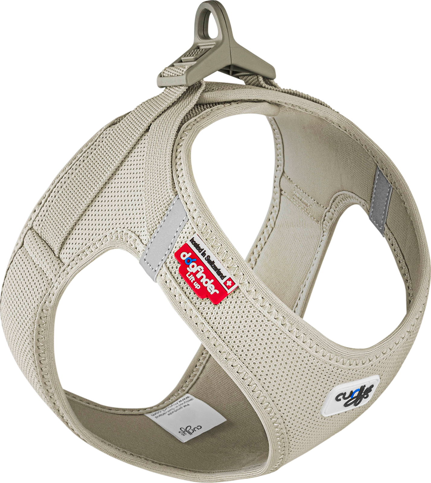 Curli – Step- in Vest sele Clasp Air-Mesh Light-Tan