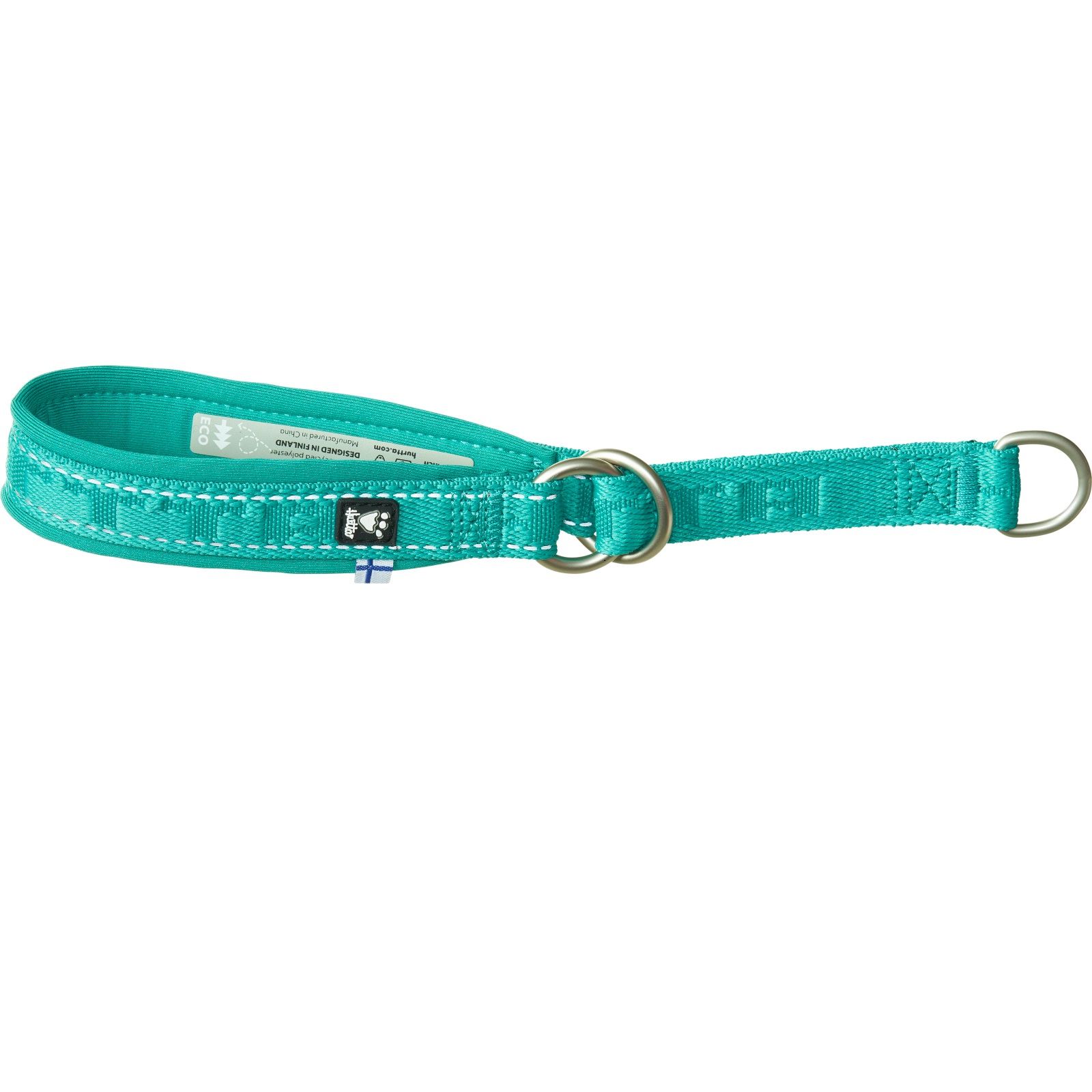 Hurtta - ECO Casual halsband med halvstryp Peacock